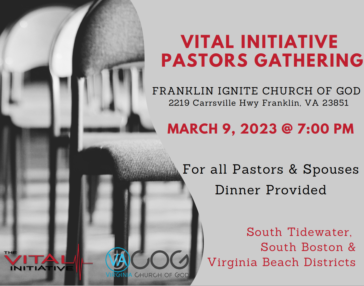 VITAL Initiative Pastors Gathering - March 9