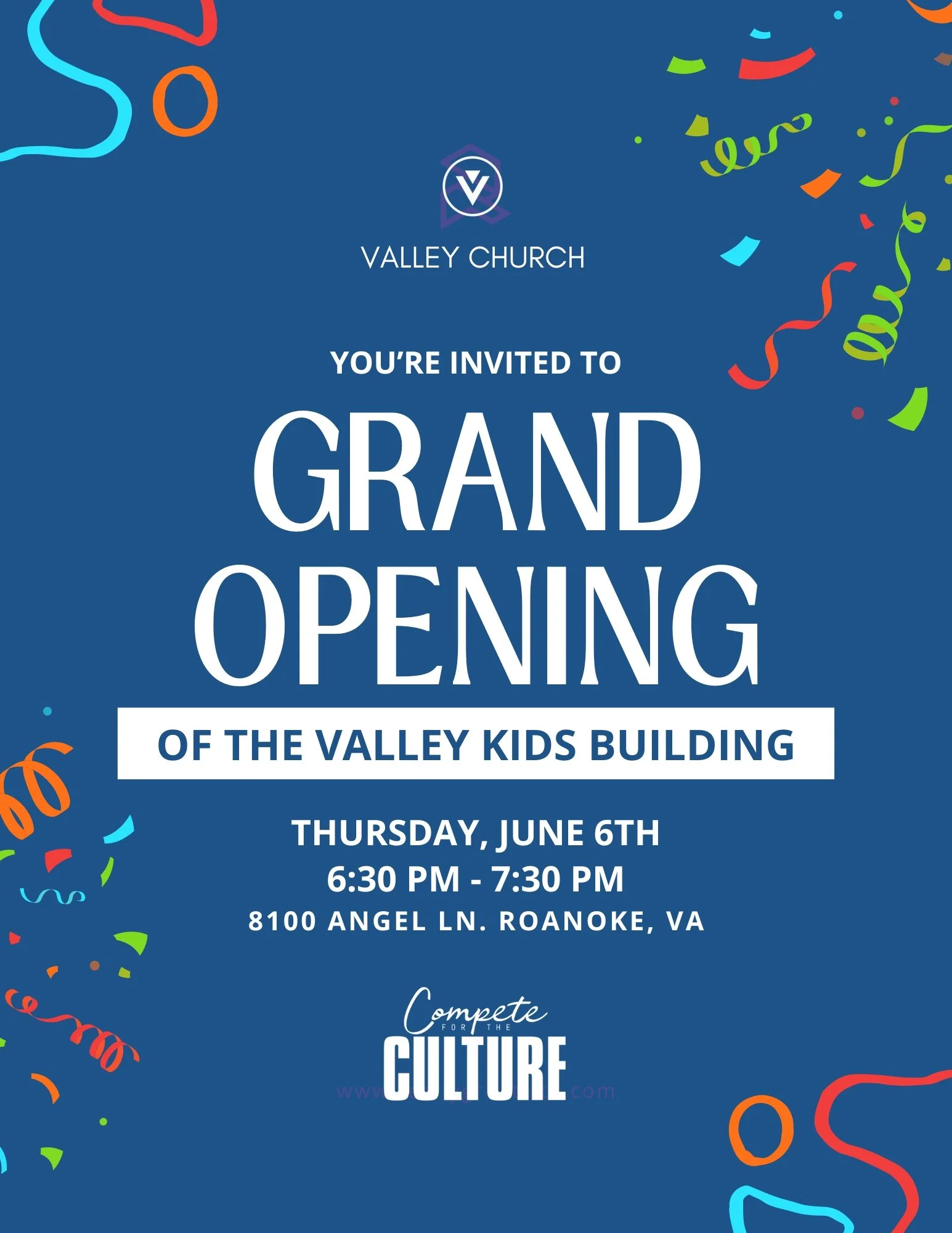 Valley Church Kids Building - Grand Opening