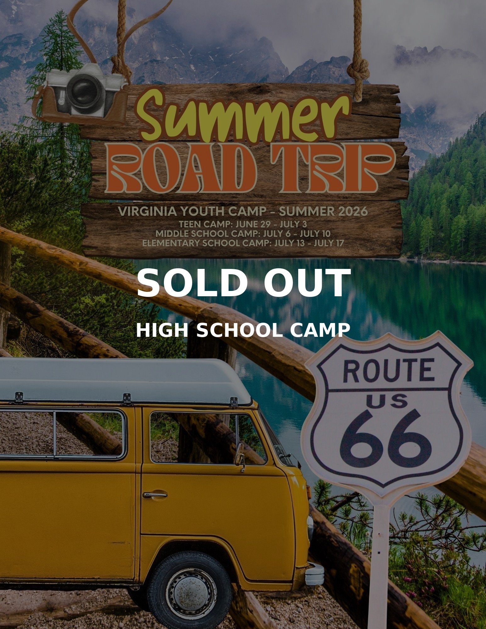 VACOG High School Camp - SOLD OUT
