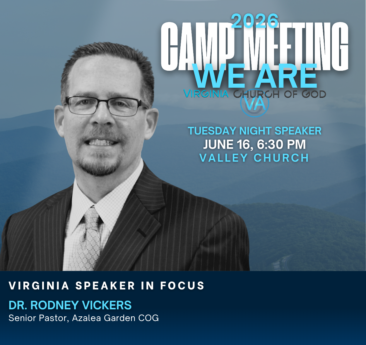 VIRGINIA Speakers at CM26 in Focus - Dr. Rodney Vickers