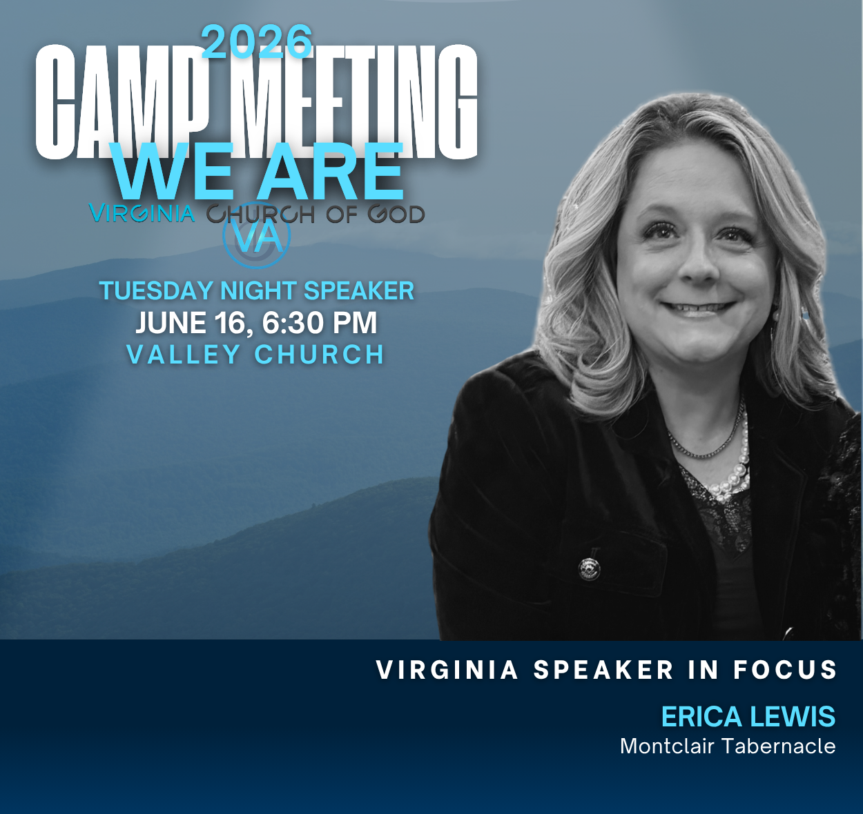 VIRGINIA Speakers at CM26 in Focus - Rev. Erica Lewis