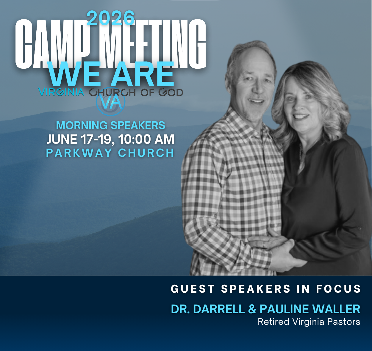 Morning Speakers at CM26 in Focus - Dr. Darrell &amp; Pauline Waller