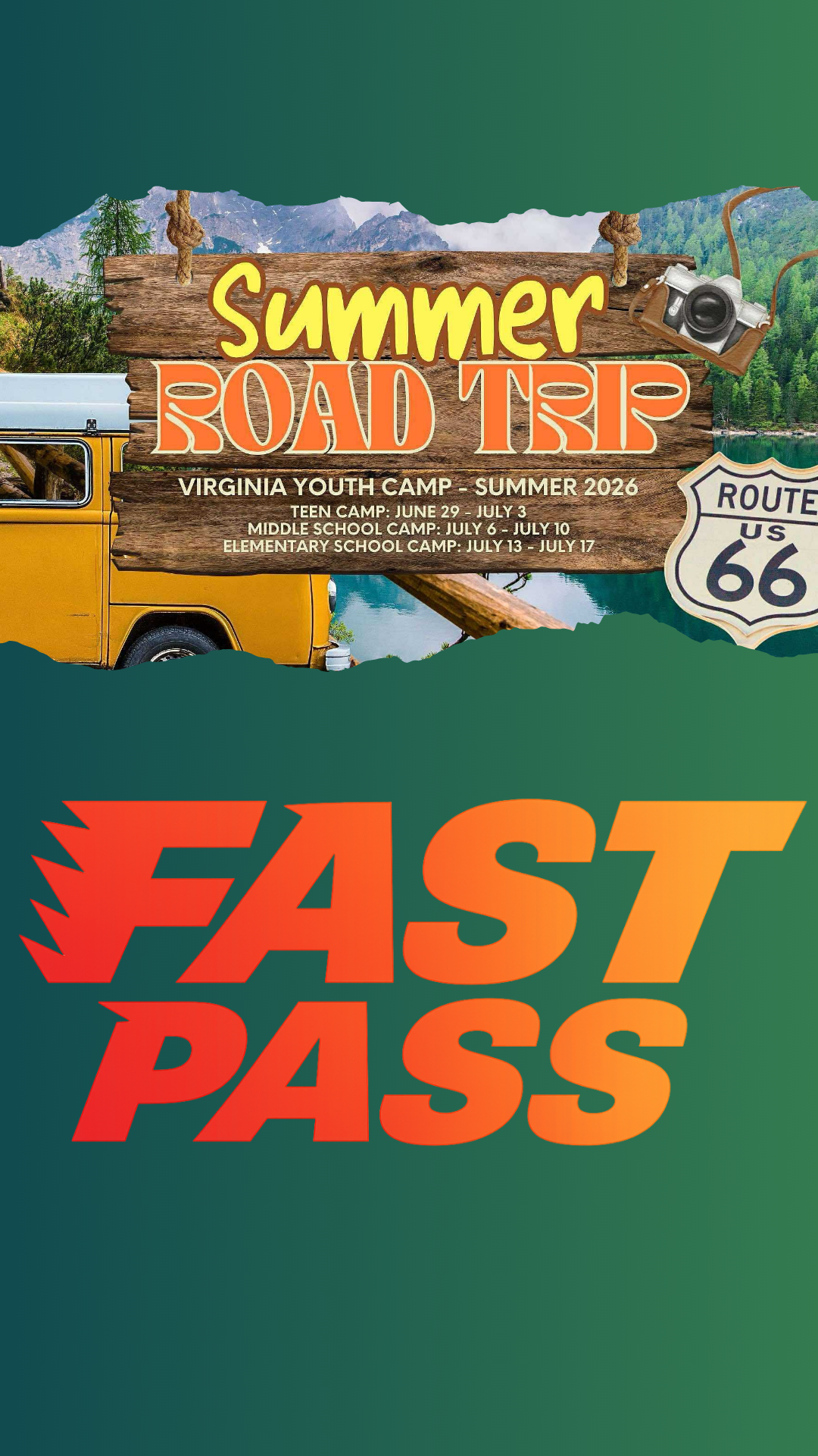 YOUTH CAMP FAST PASS 2026