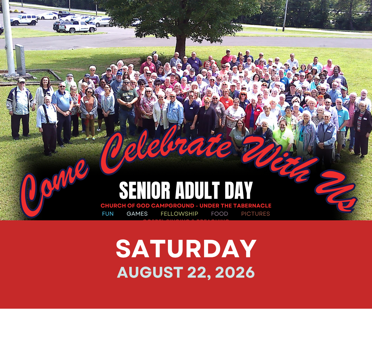 Senior Adult Day - August 22