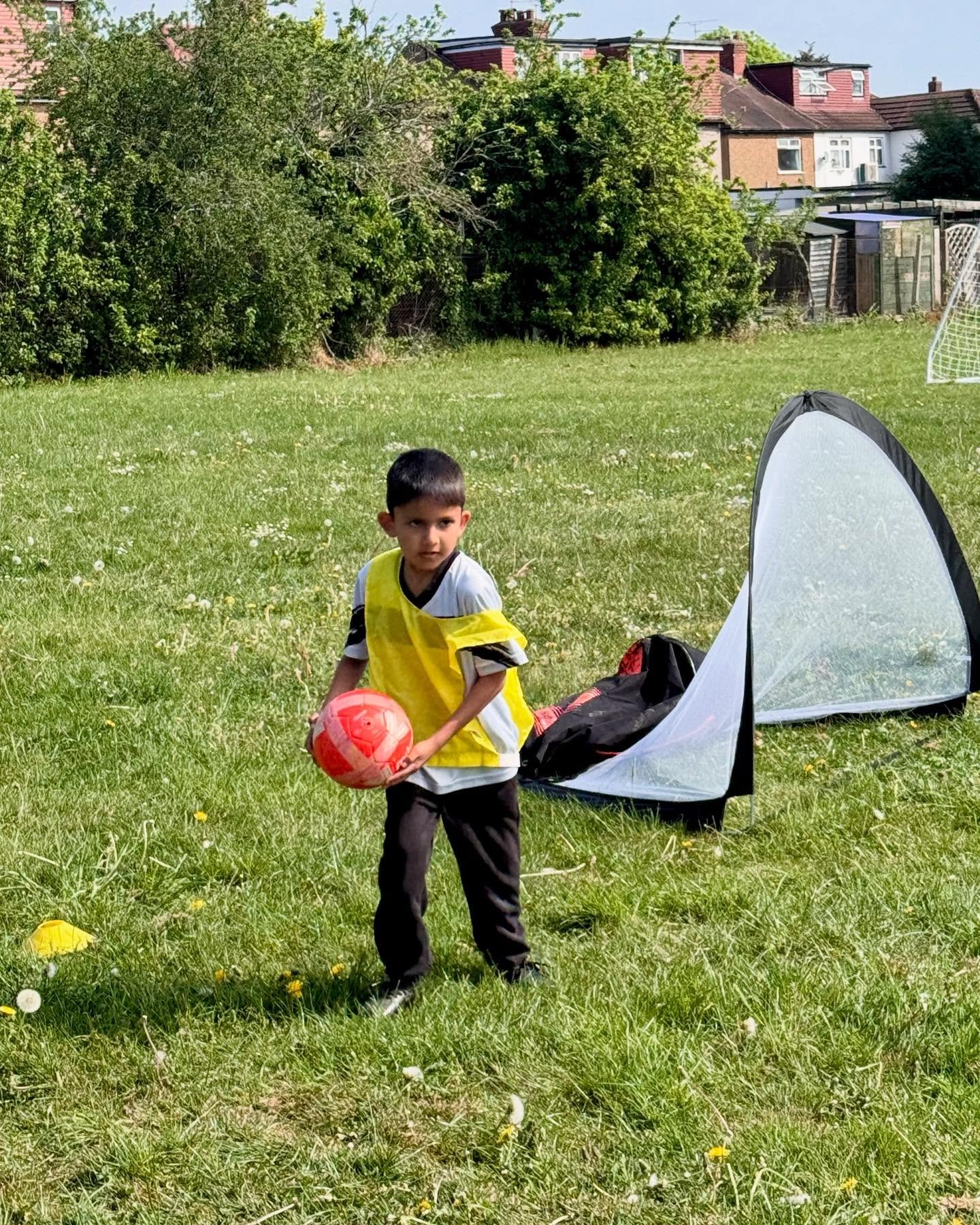 Game face on!⚽️ #footballacademy #harrow #kidsgames