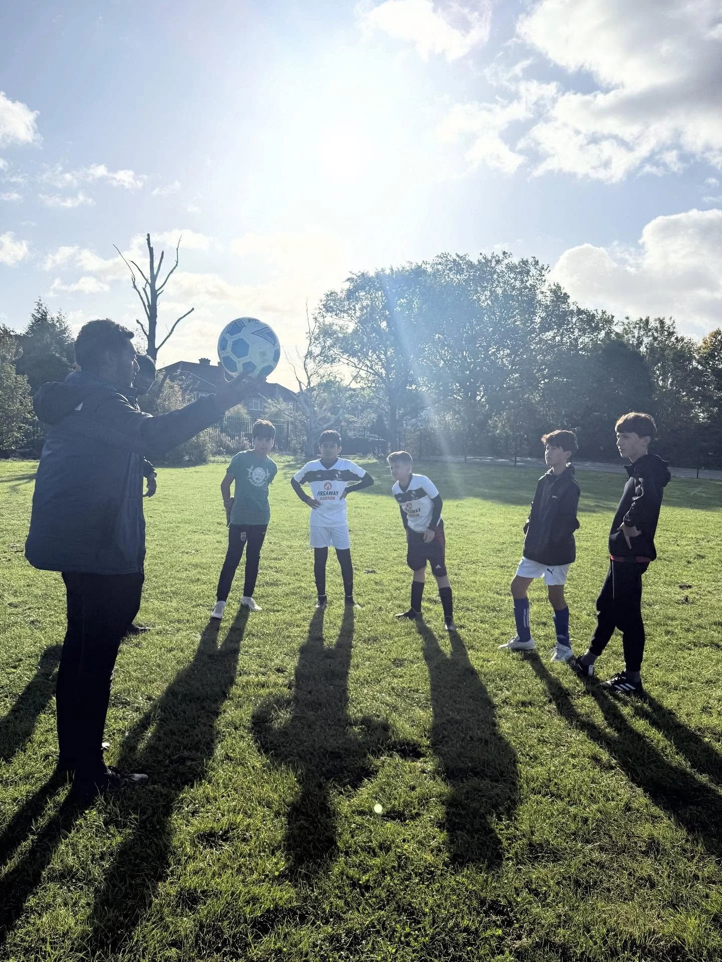 Getting the game plan in action⚽️🗣️ #footballacademy #harrow #kidsfootball