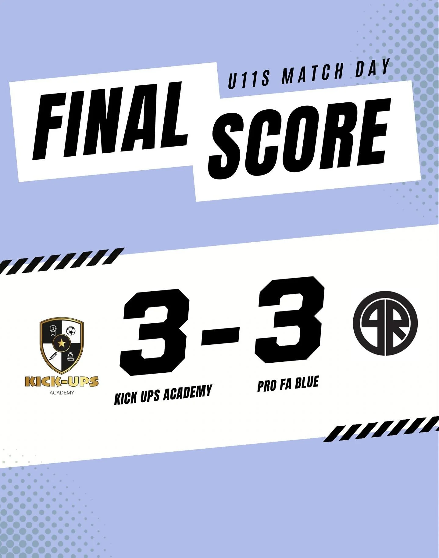 Tough one today at Copthall. Felt like a loss after that late goal but a solid shift from the boys!⚽️

All three goals against us were avoidable, but the fight and quality were there. We go again next week 🙌

Shomari ⚽️ Jibreel 🅰️
Mykah ⚽️ Shomari 