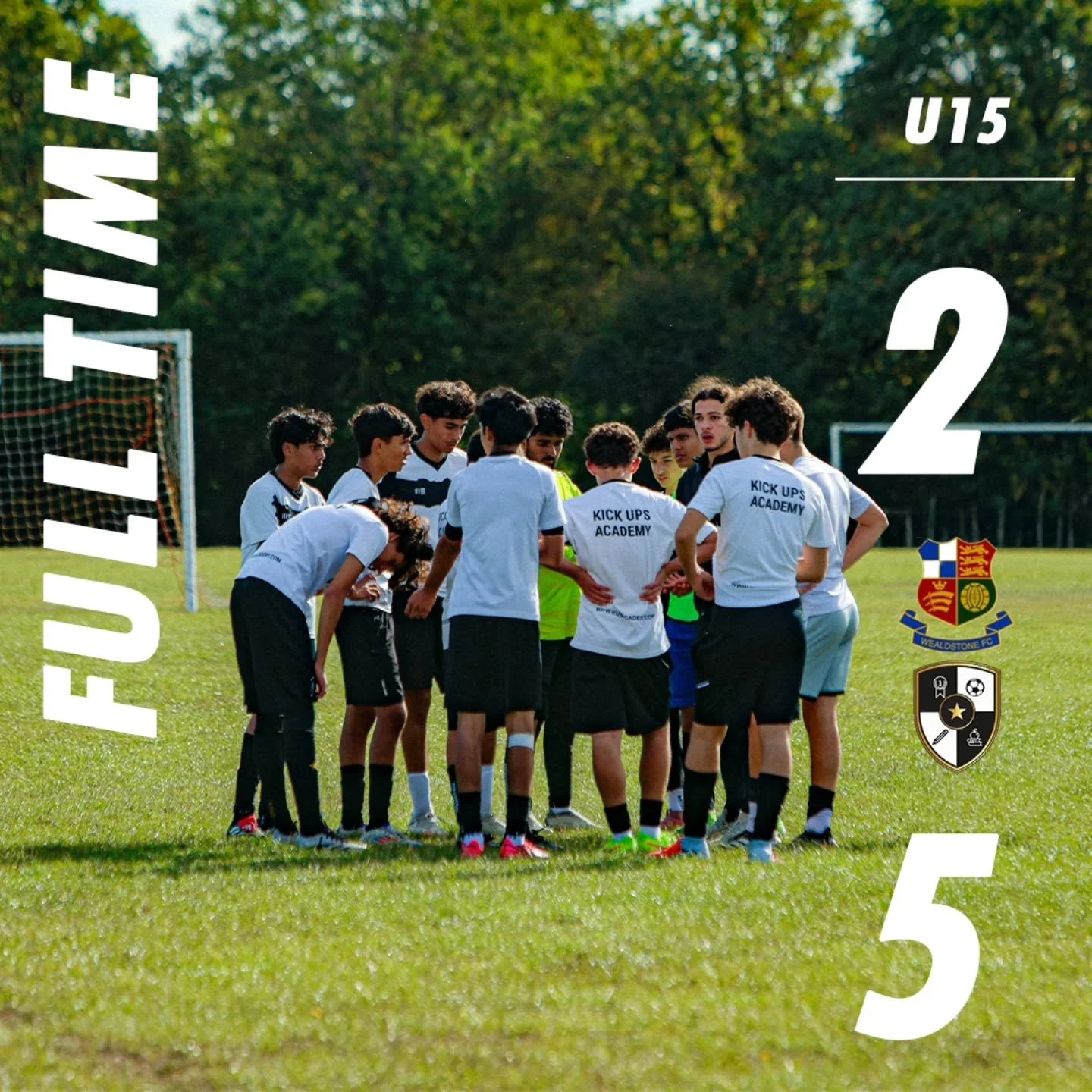 Kick Ups vs Wealdstone FC
5-2

A fantastic performance from the boys as Kick Ups Academy run out 5-2 winners against Wealdstone FC! 🔥👏🏽

From the first whistle, the lads showed real quality, intensity and belief. The movement was sharp, the finish