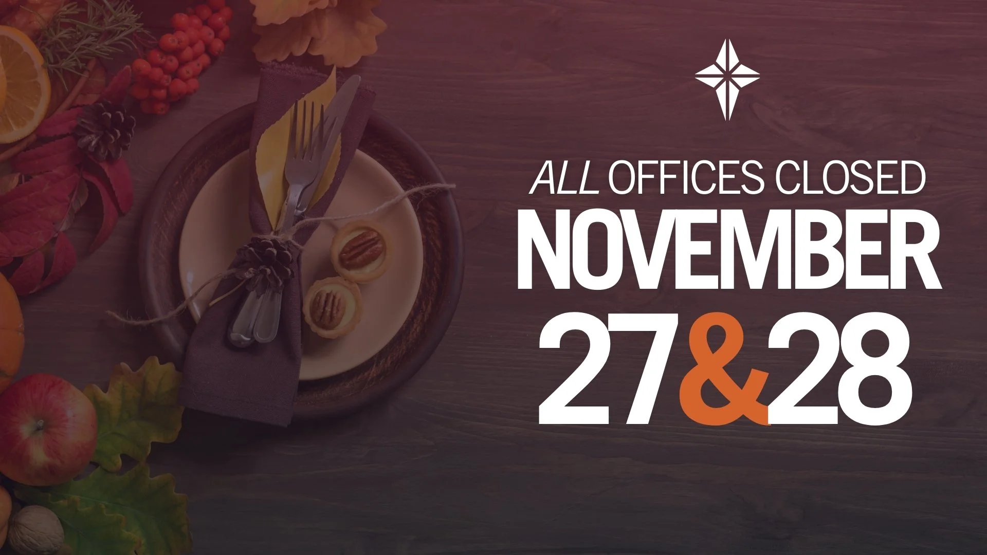 November Office Closure