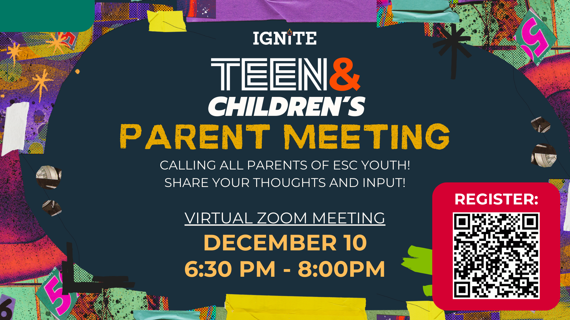 Teen &amp; Children's Parent Meeting