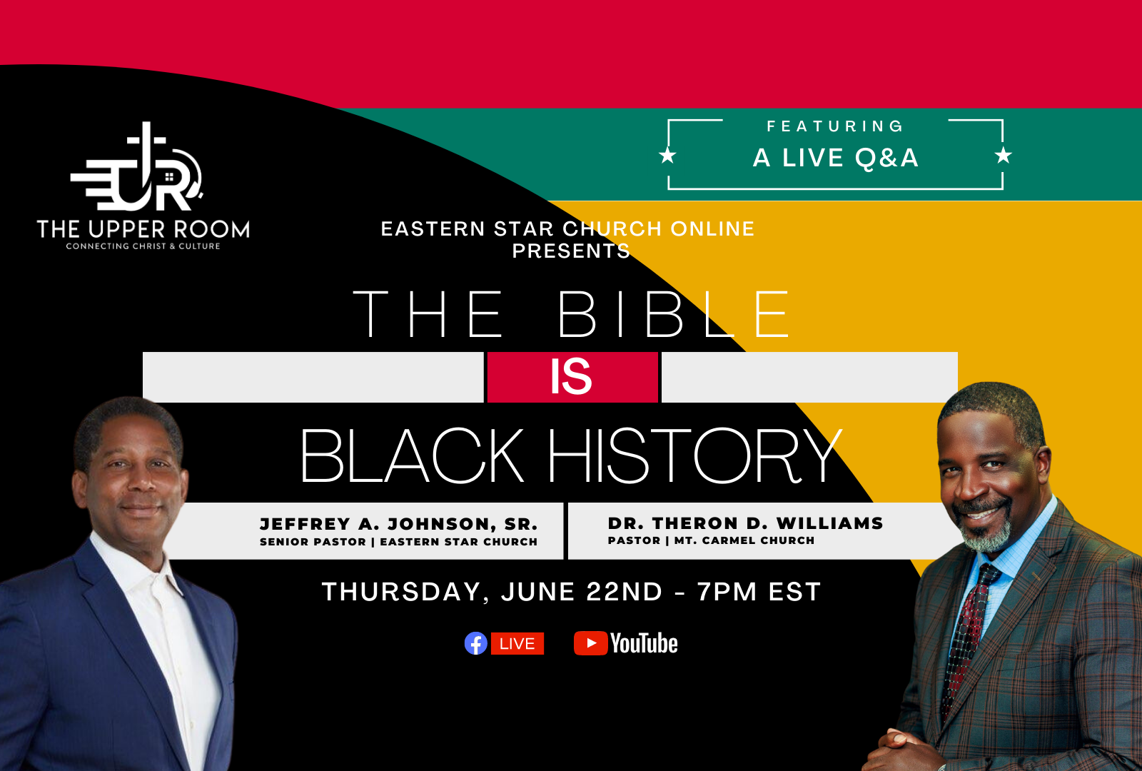 Upper Room LIVE The Bible Is Black History Eastern Star Church upper-room-live-the-bible-is-black-history-eastern-star-church