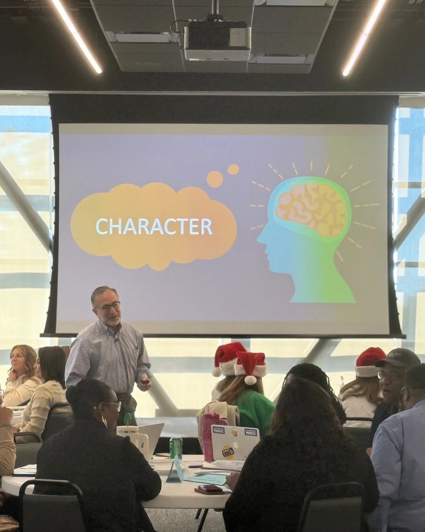 Last week of Hope Academy sessions before the holiday break. Great day for the Year 3 Birmingham cohort with Dr. Arthur Schwartz learning about the alignment of character with emotional. Intelligence.