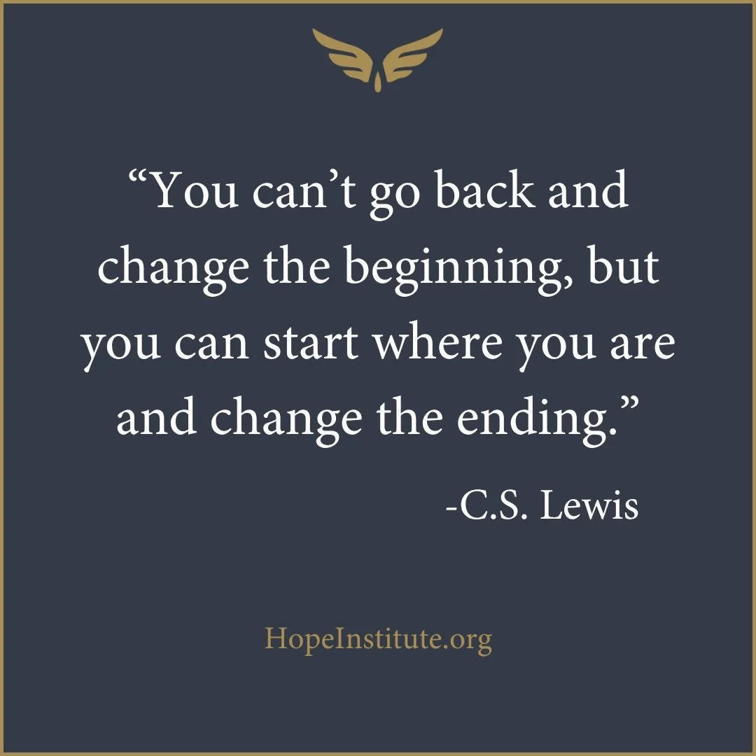The Hope Institute equips educators and leaders to cultivate character, inspire hope, and create lasting impact. No matter what challenges you&rsquo;ve faced or mistakes you&rsquo;ve made, your story is still being written. Growth begins when we choo