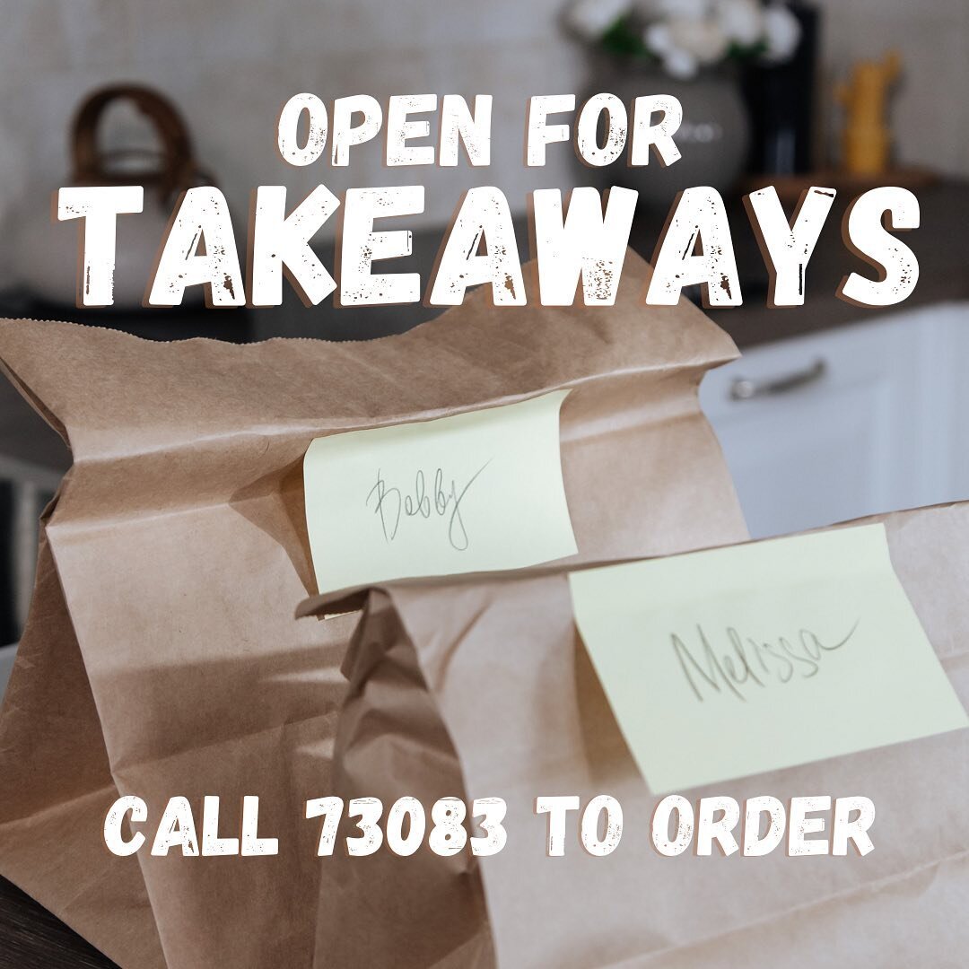Call to place your takeaway order! 73083 📱