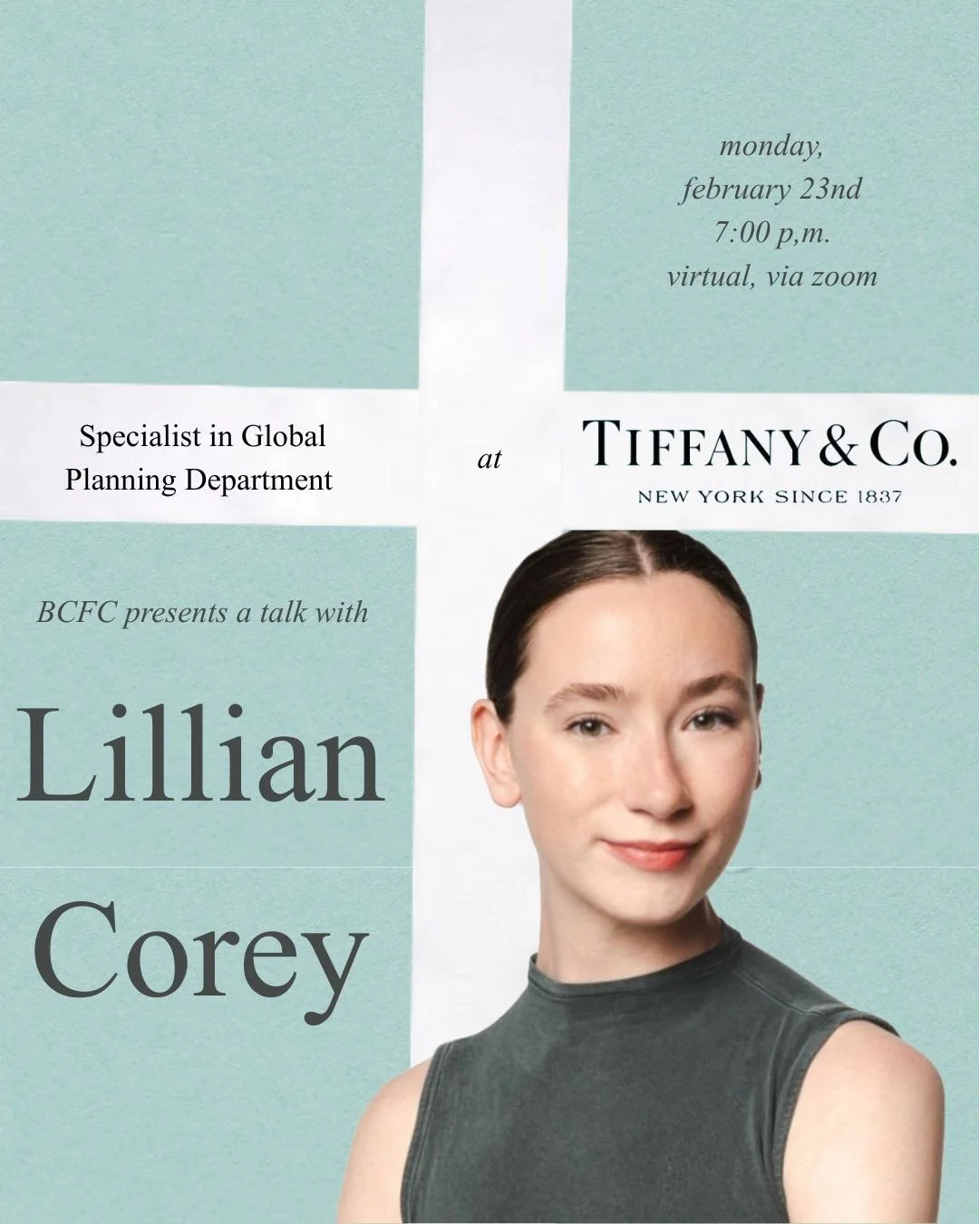 Speaker Series—Lillian Corey