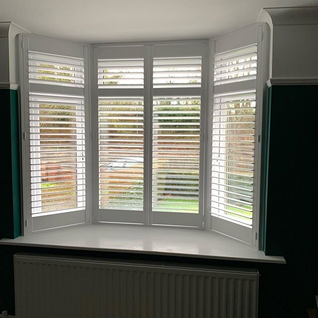 Lovely little bay fitted today!!! Don&rsquo;t forget to get your orders in before the sale finishes!! #sale #plantationshutters #homedecor #homeimprovements