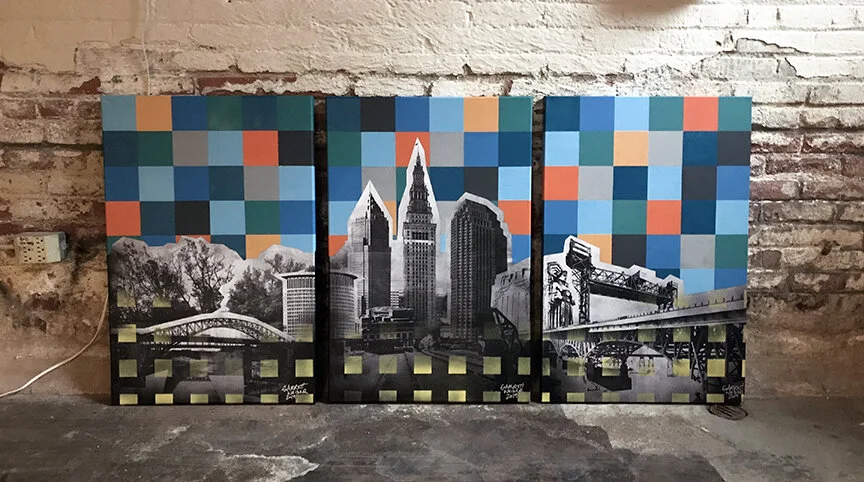 Commissioned Painting Trio