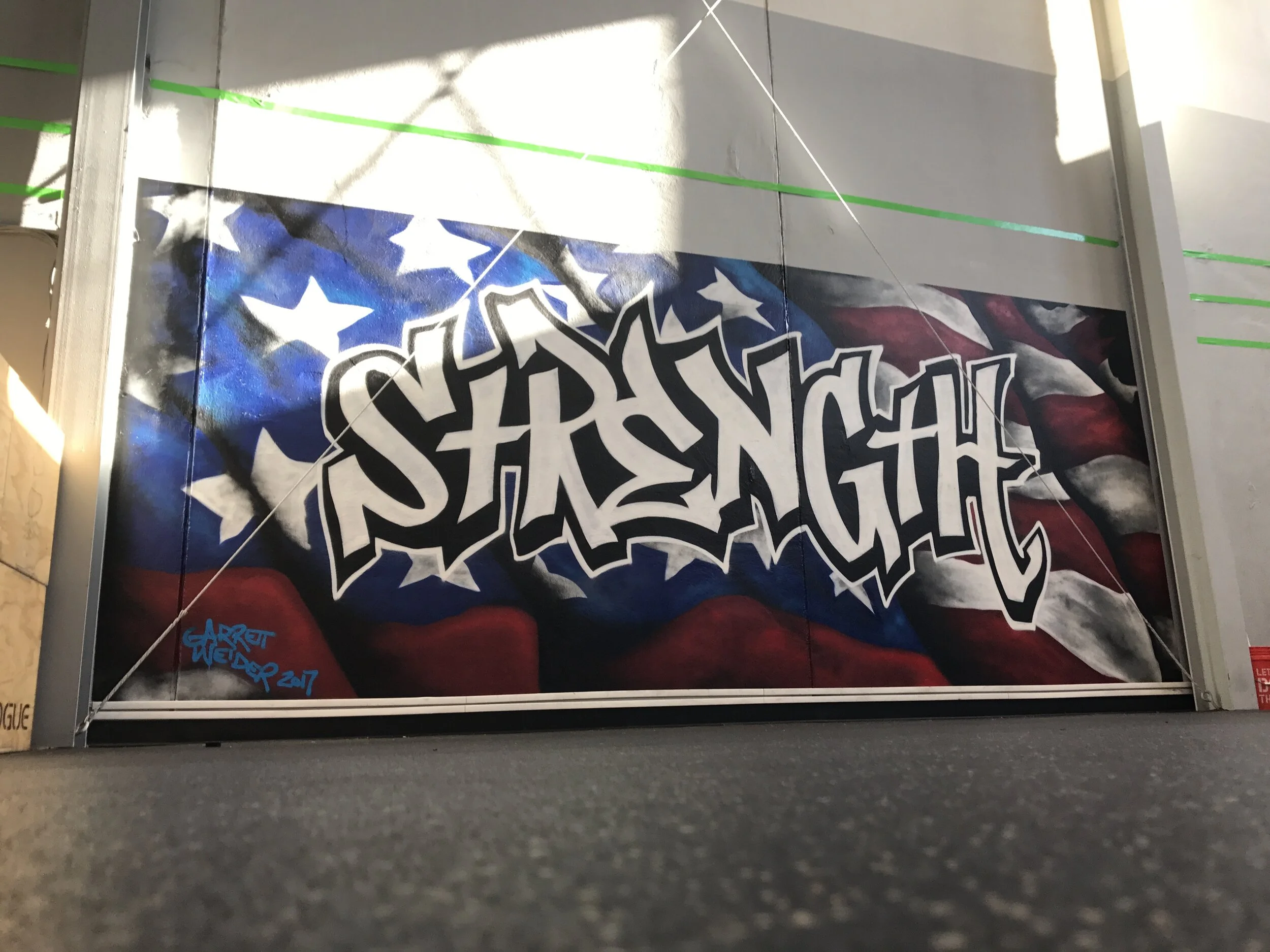 Strength Gym Mural