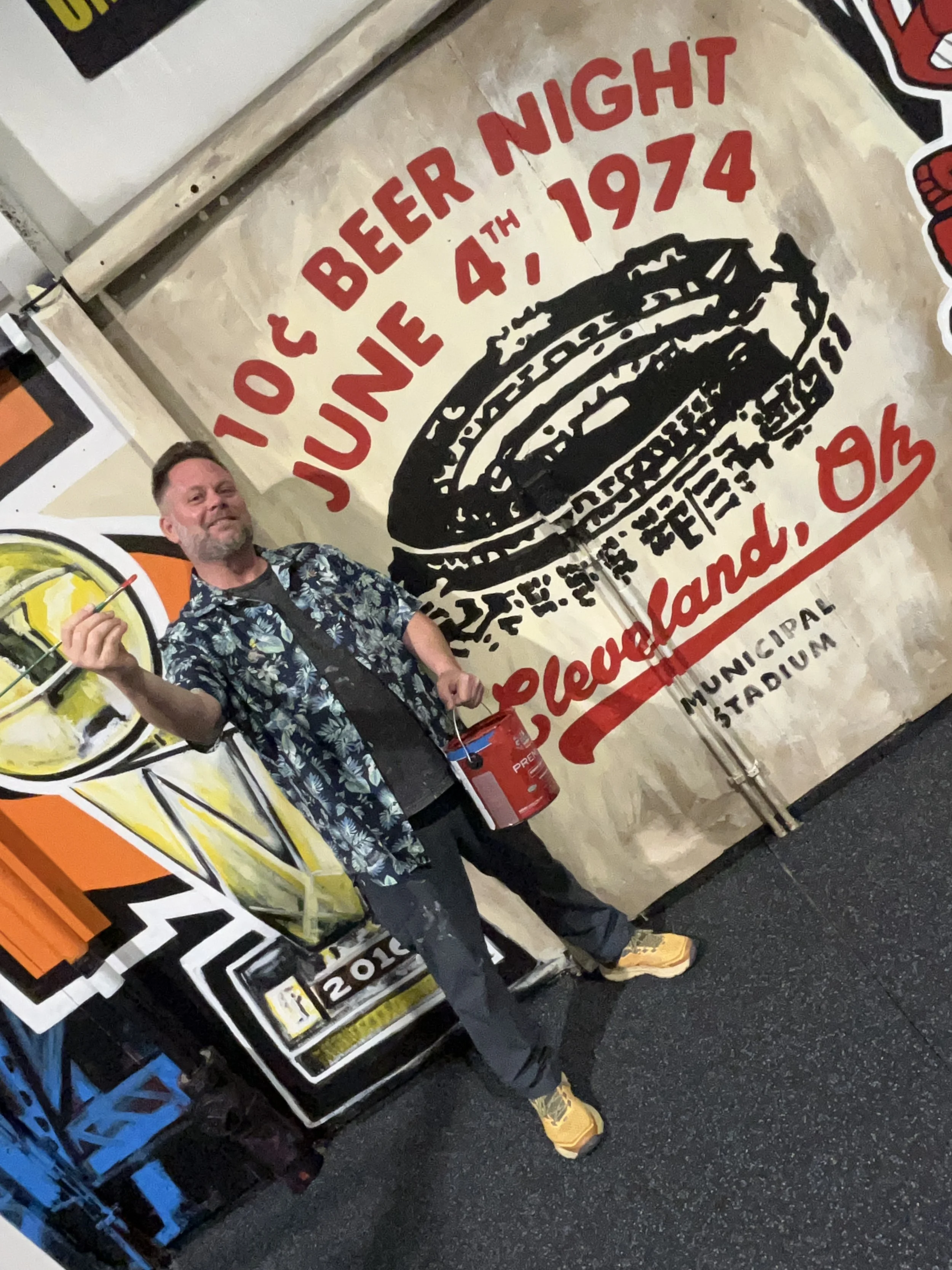 Cleveland Gym Mural!