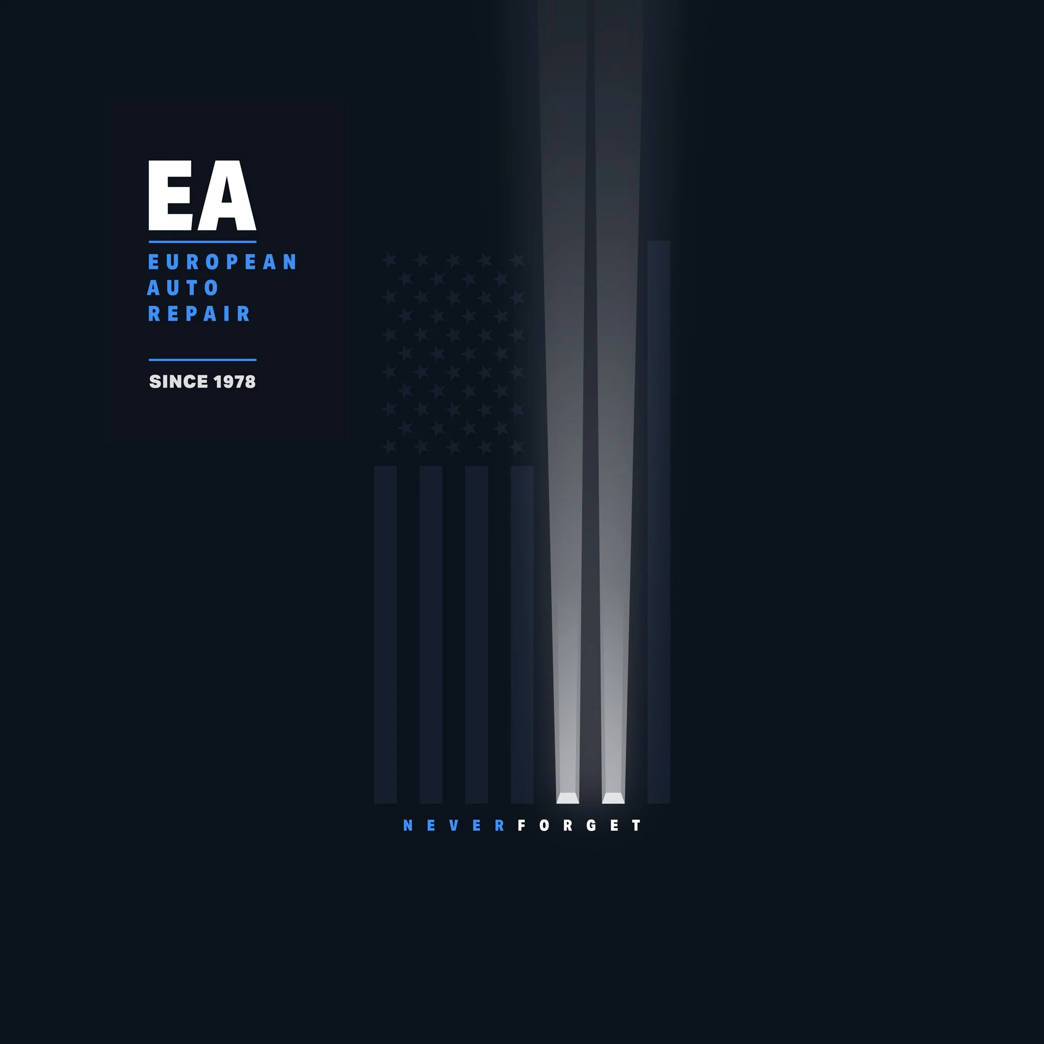 🕊️ Today, we take a pause from our usual updates to remember the lives lost on this day 24 years ago. European Auto Repair stands united in reflection and respect. #NeverForget
