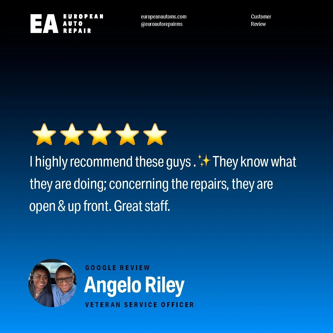 "I highly recommend these guys ✨ They know what they are doing; concerning the repairs, they are open & up front. Great staff."
– Angelo Riley, Google Review