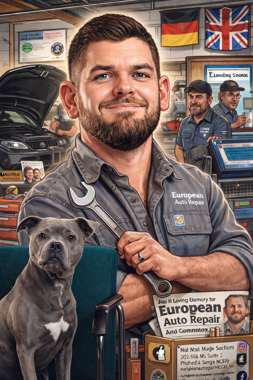 Jumping on this ChatGPT caricature trend. Here's ours. Show us yours.