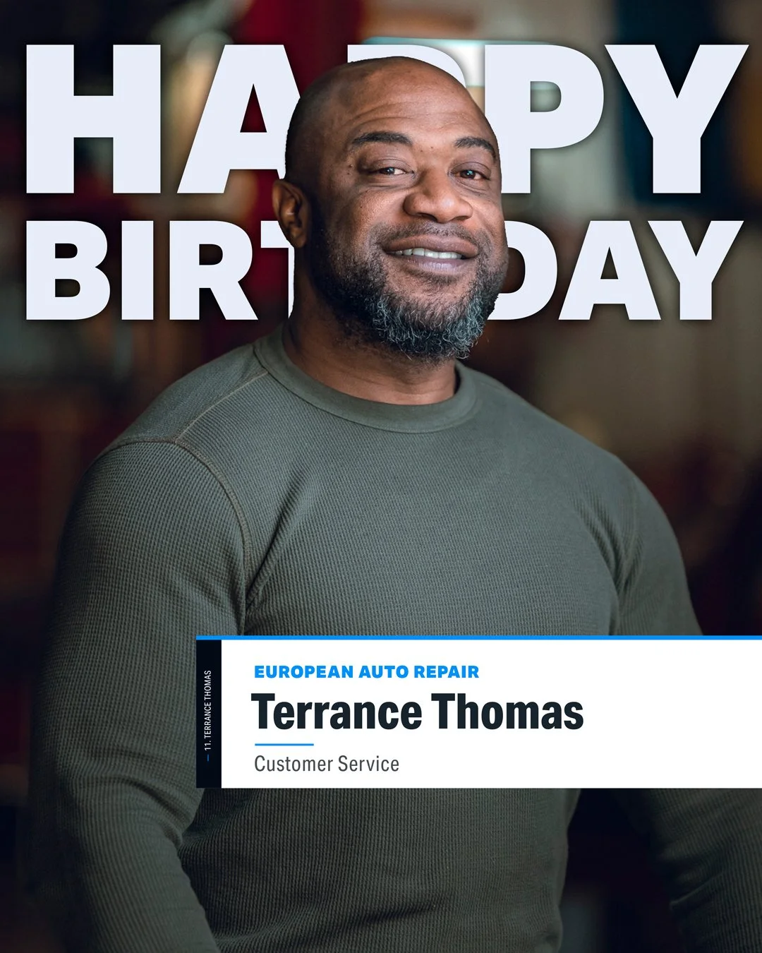 Help us wish Big Tee a happy birthday.