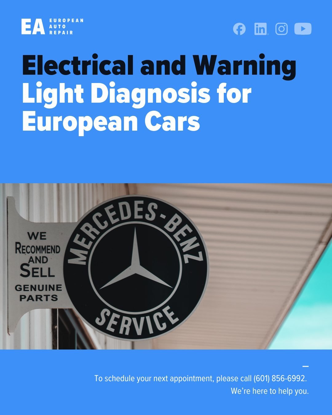 Every Mercedes E-Class brake issue we see, and how to catch it before it fails.

Got a "Service Brake" message or yellow warning light on your dash?

It&rsquo;s not always a crisis. But in a Mercedes, it&rsquo;s never nothing.

At European 
