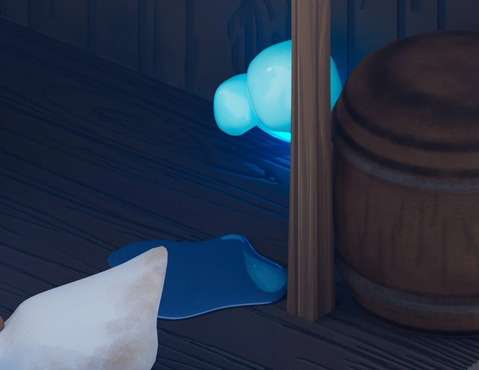 3D Barn Scene Closeup 1