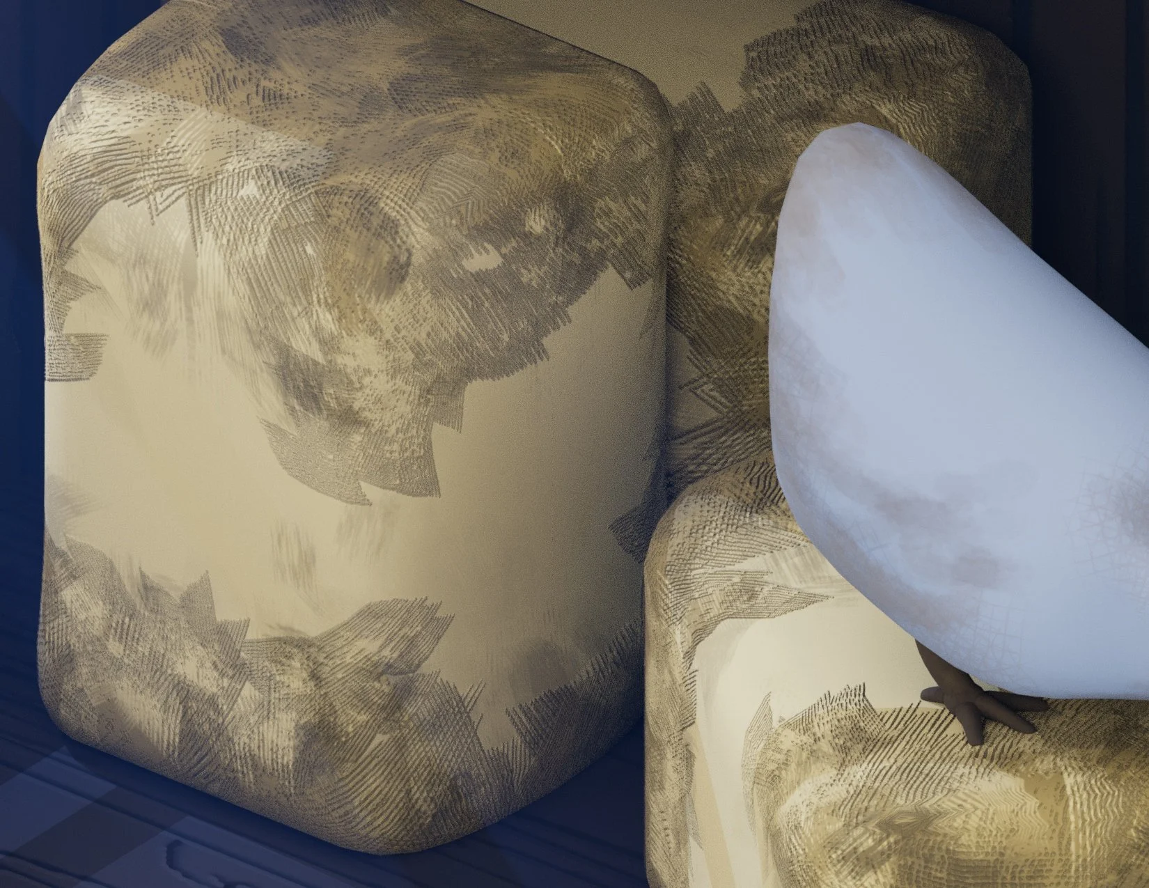 3D Barn Scene Closeup 2