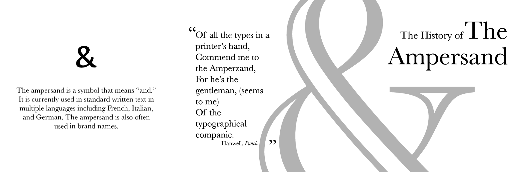 Typography Brochure I