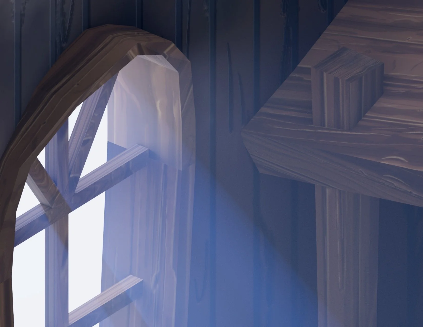 3D Barn Scene Closeup 3