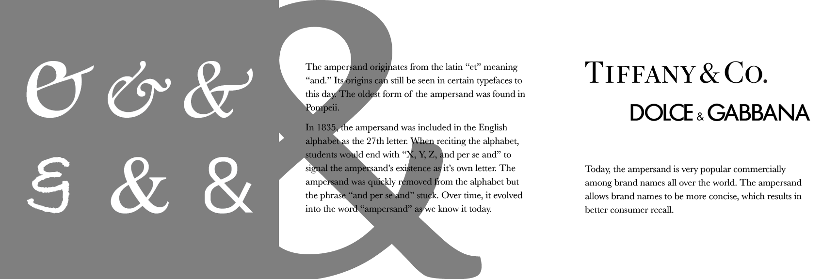 Typography Brochure II