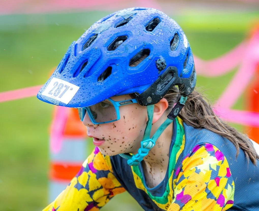 11 year old Grace Volmer getting down and dirty at the Arctic cross race #5
Anchorage, Alaska.  Her dad said &quot;Thanks for the &ldquo;must have&rdquo; piece of quality gear that is designed for kids. In AK, having the right gear for the activity c