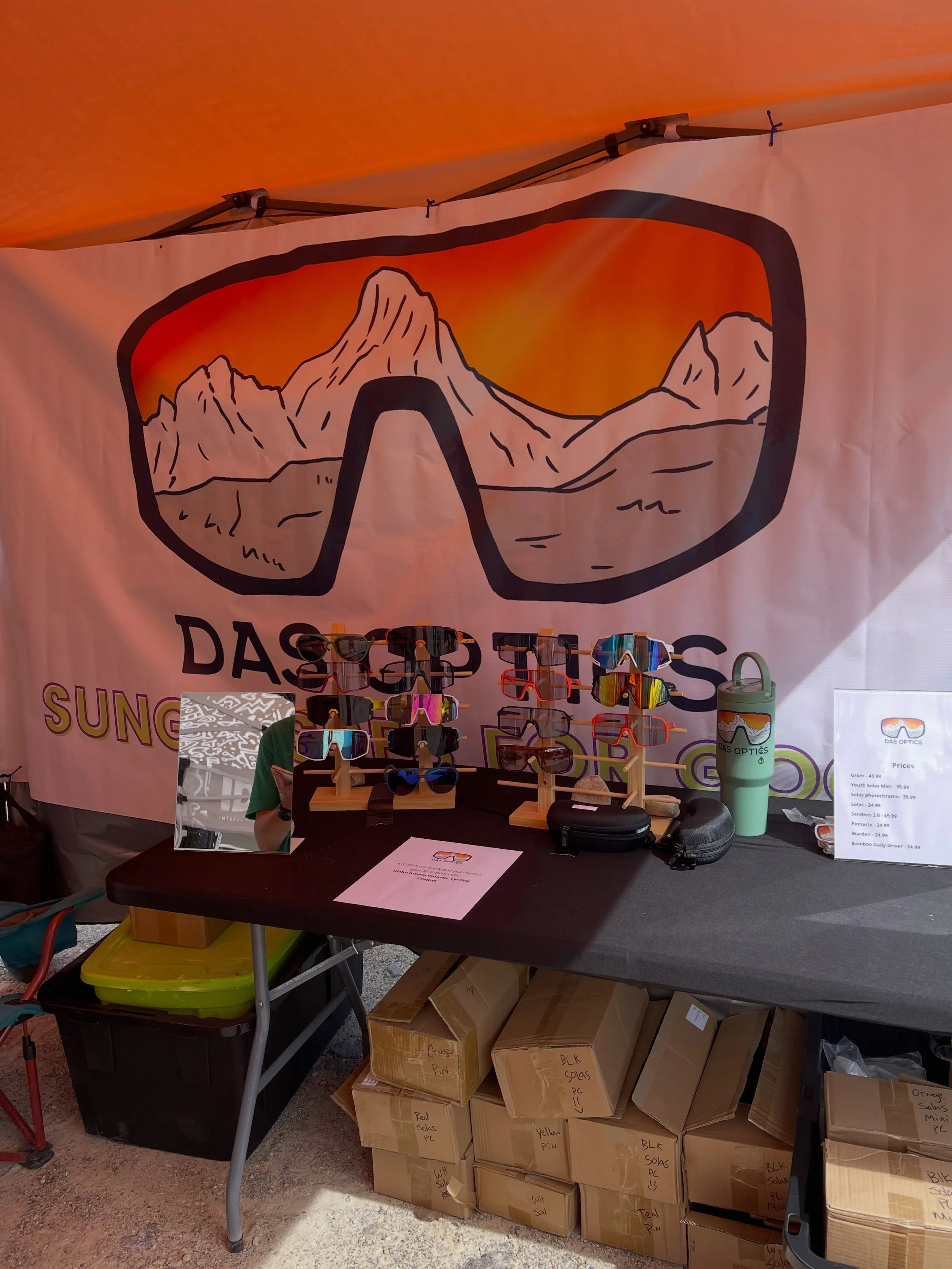 We&rsquo;re at @grandtargheeresort this weekend for the @idahomtb youth bike race! 

Come see us Friday and Saturday, right next to the NICA merch tent! Grab a pair of glasses and cheer on our youth! 

And remember, we donate $10 from each sale to th