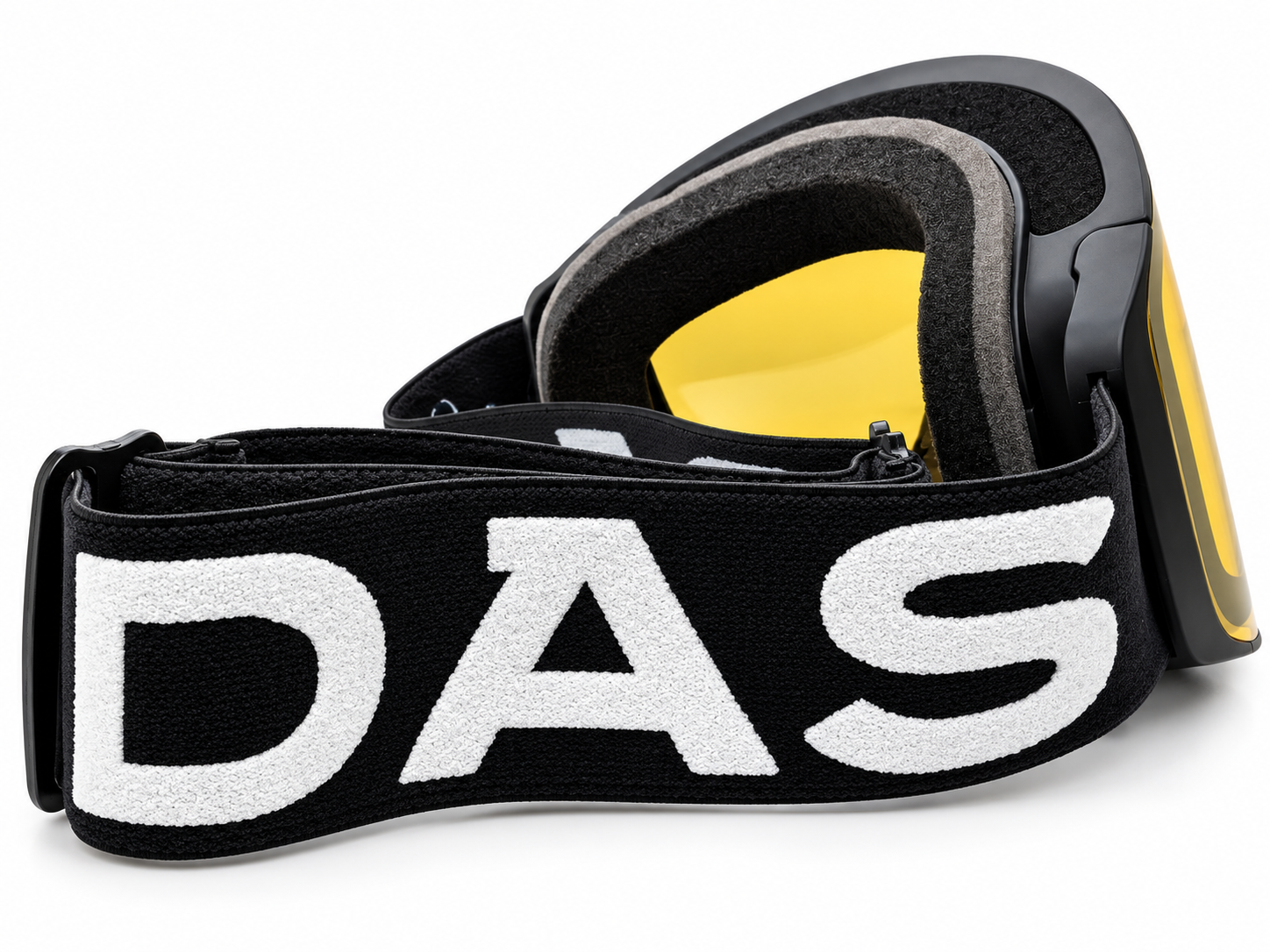 Das Optics Second Turn goggles with yellow low-light lens and black DAS logo strap