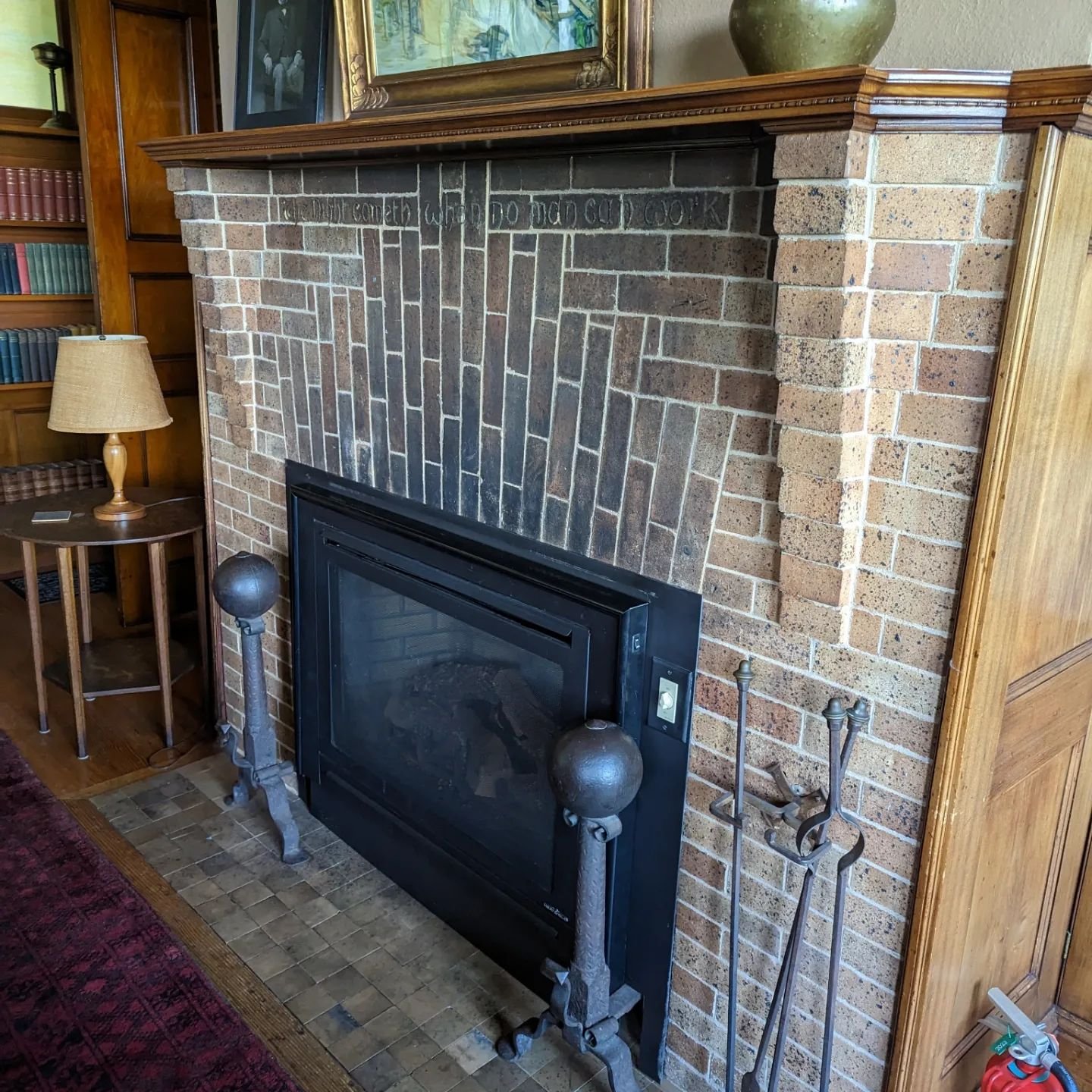 Last weekend was spent at a wedding at Rudyard Kipling's house in Brattleboro Vermont. Apparently he wrote Kim and the Jungle Book here. I didn't get any pictures of the exterior unfortunately, but the many details were fascinating and well executed.