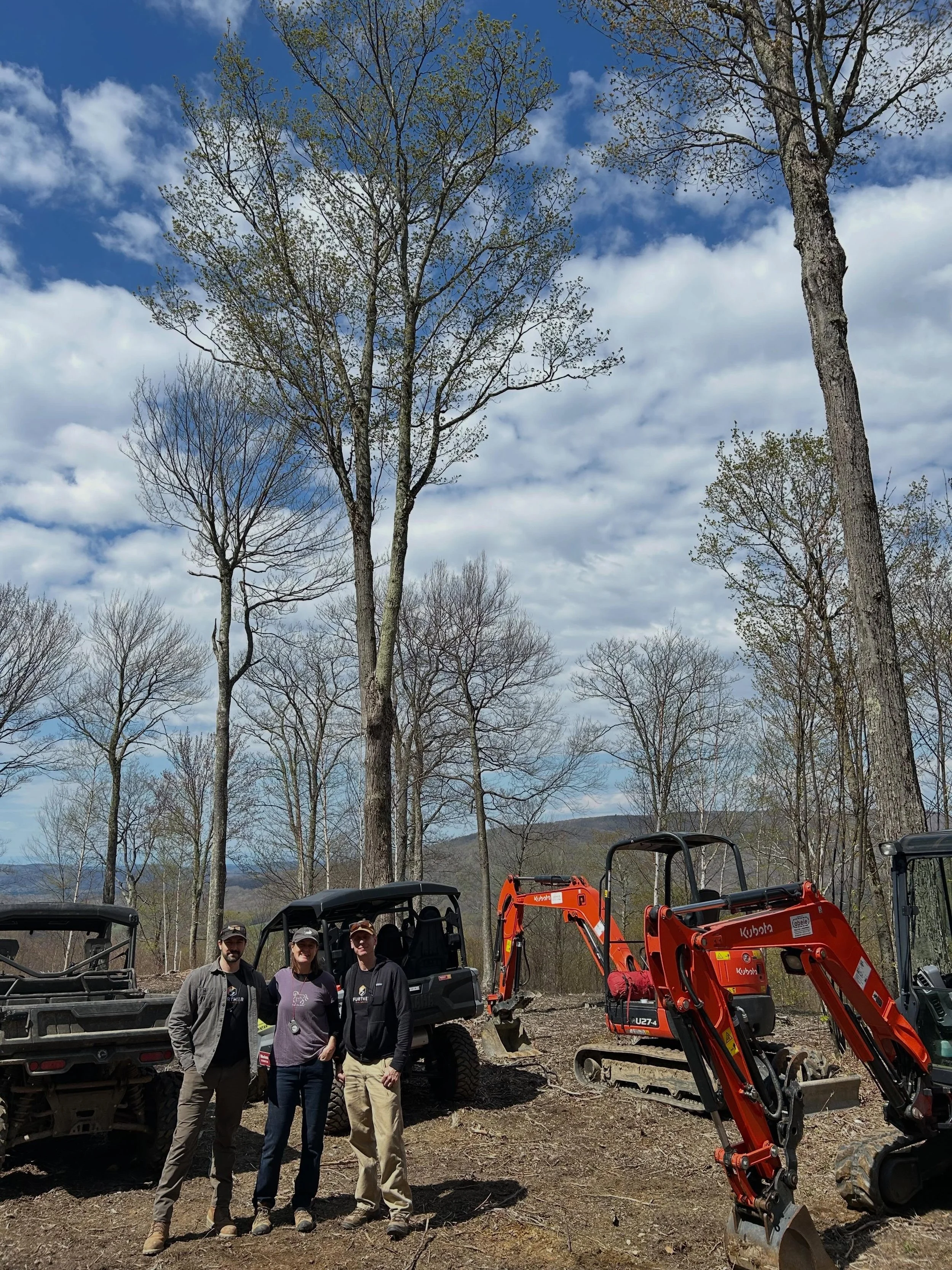2026 is a big year! Building has officially started back up with @further.ts @pinnacletraildesign and Val Naylor. Excited to open to the public later this year! @nemba_mtb #intheberkshires #mtb #mountainbiker #professionaltrailbuilder