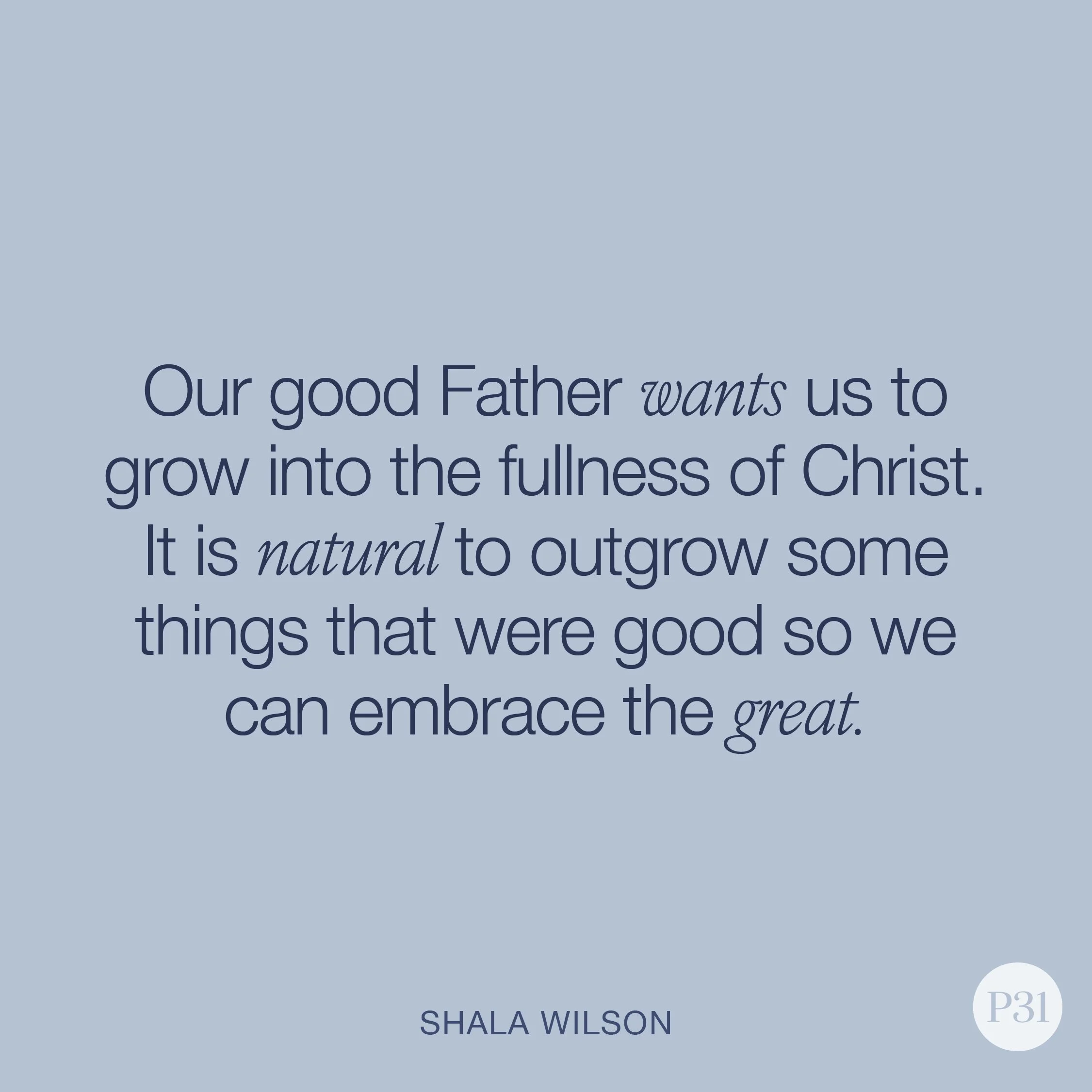 Making Room To Grow