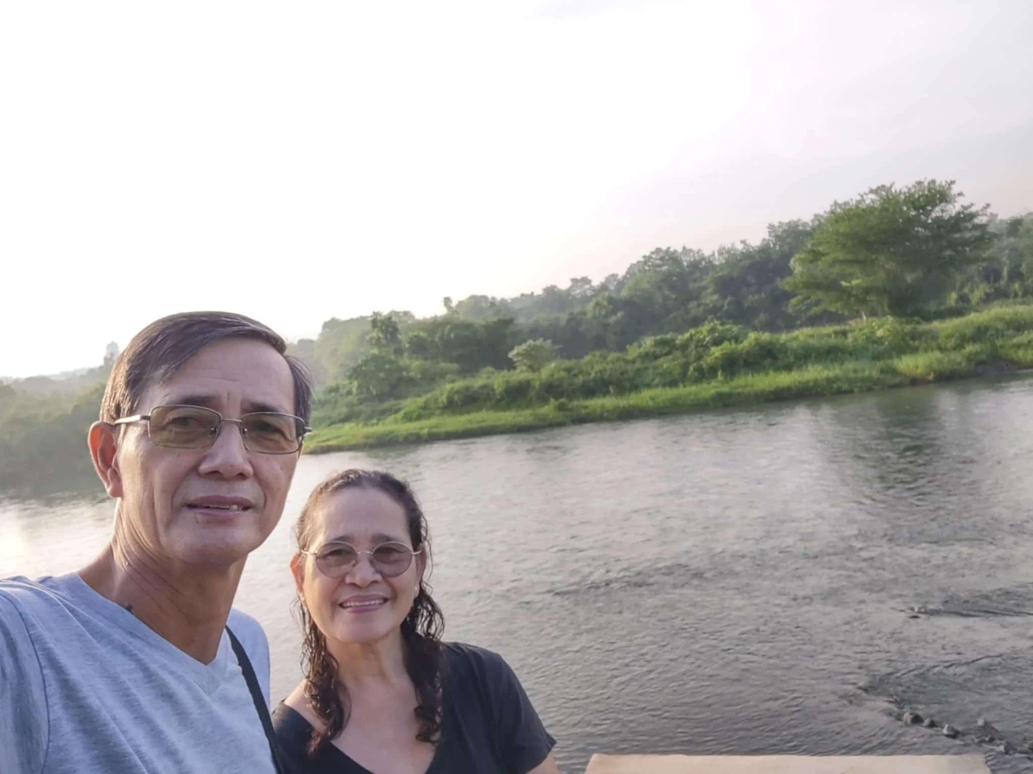 Pastor Mong and Ate Lisa on their morning prayer walks