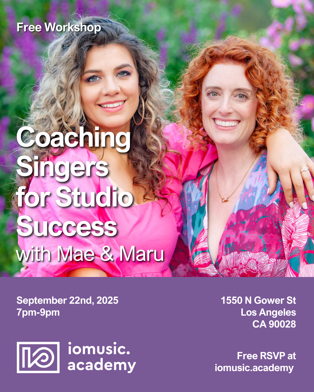 Coaching Singers for Studio Success with Mae & Maru
