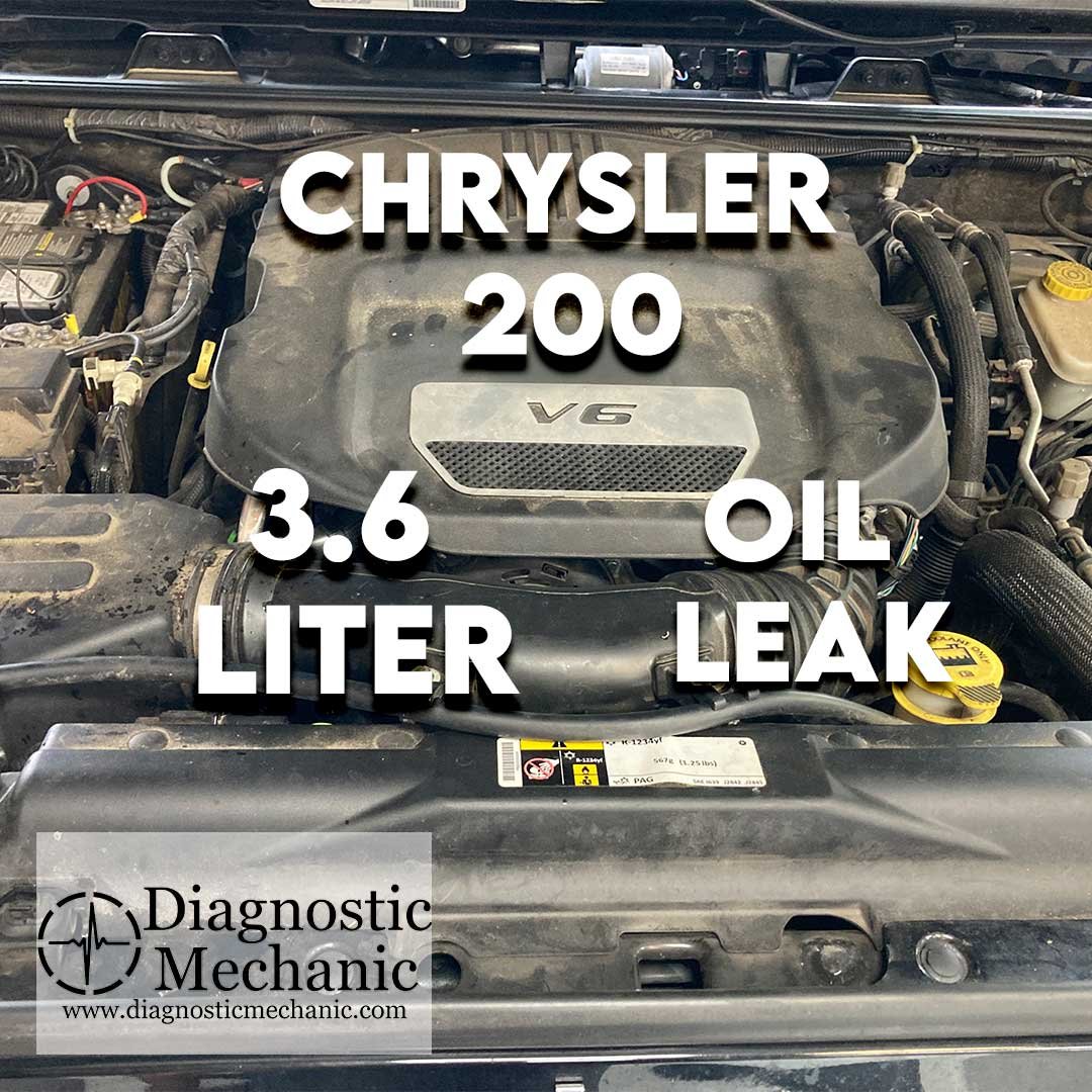 3.6 oil leak on a Chrysler 200