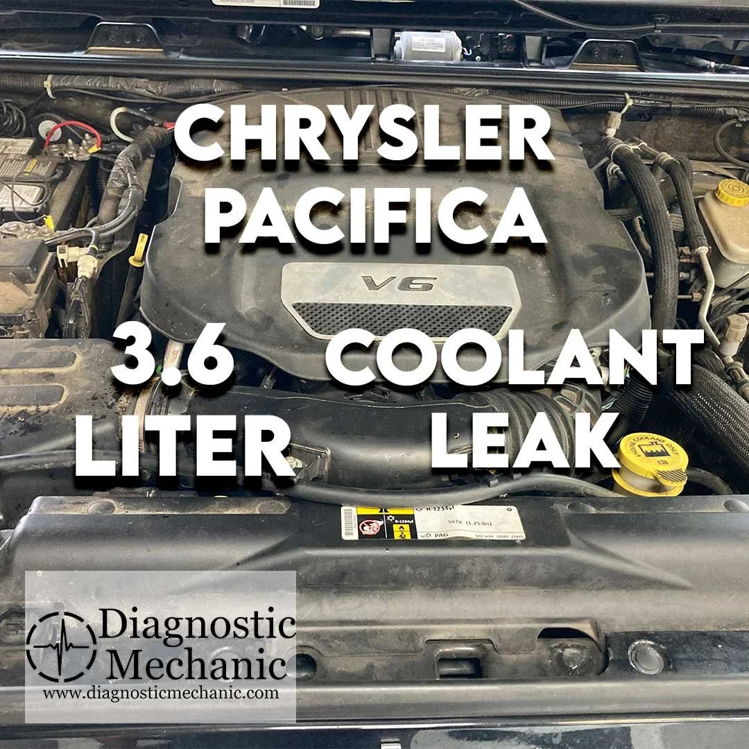 Coolant leak on a Chrysler Pacifica