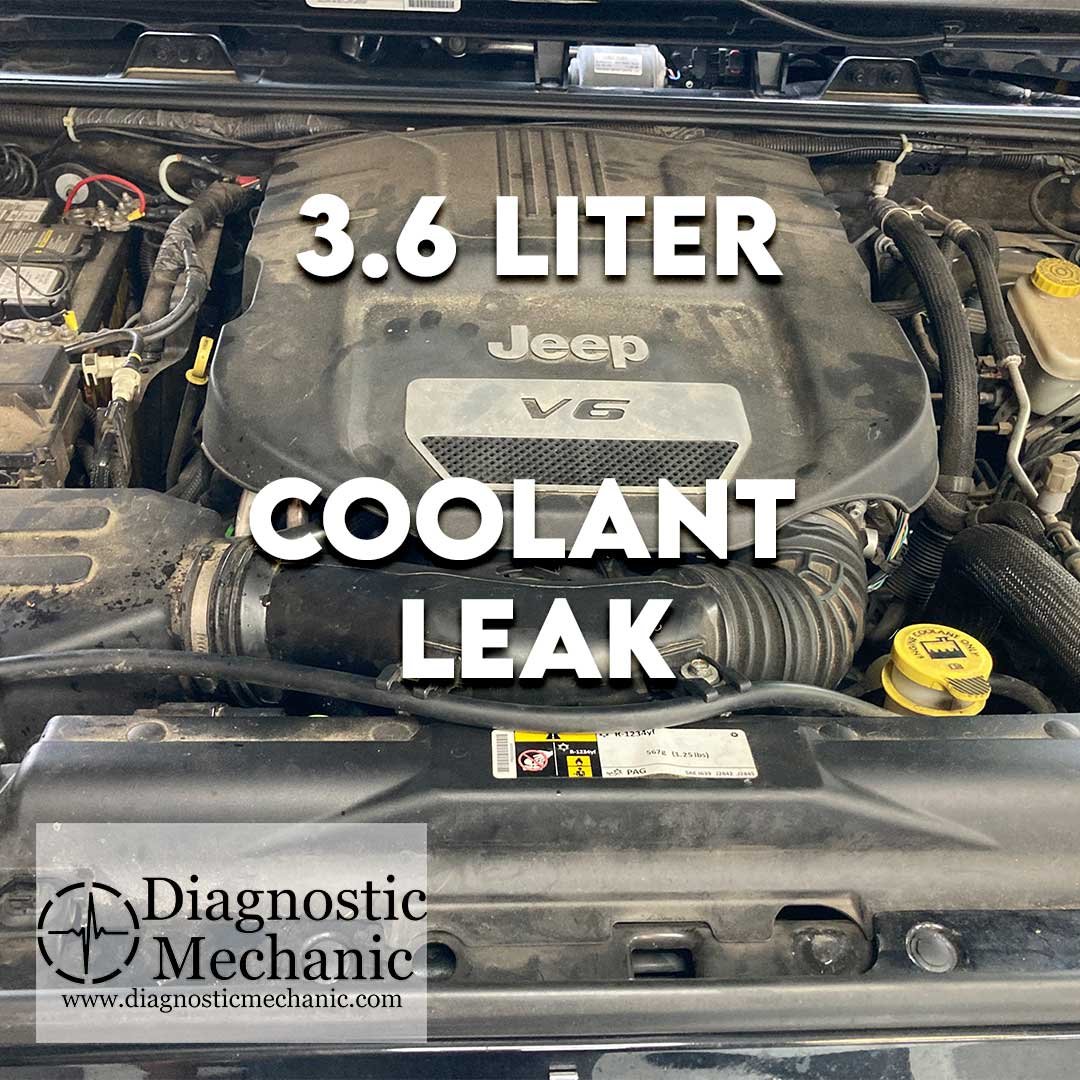 Jeep Wrangler With  Losing Coolant (Look HERE first)