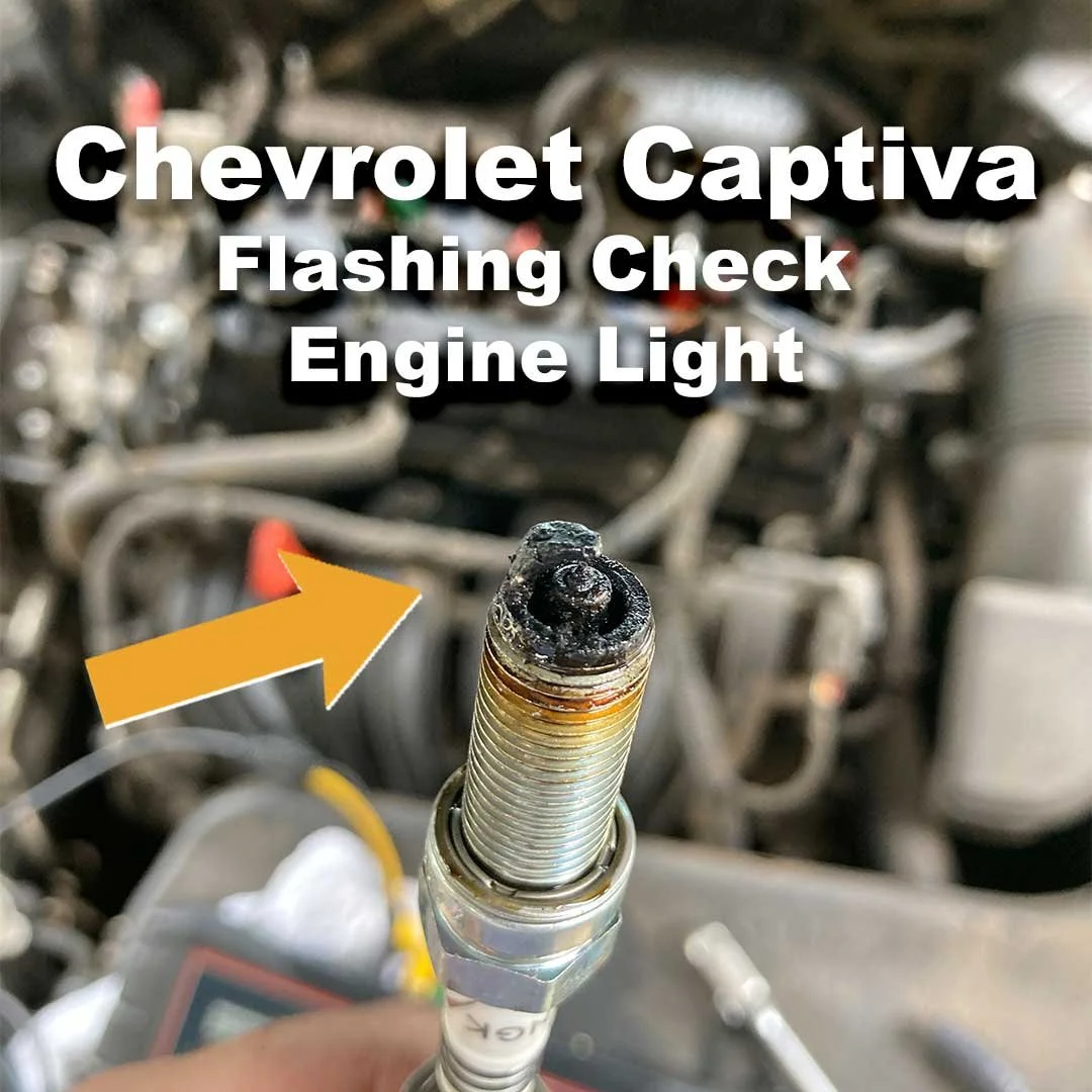 Chevrolet Captiva check engine light flashing
