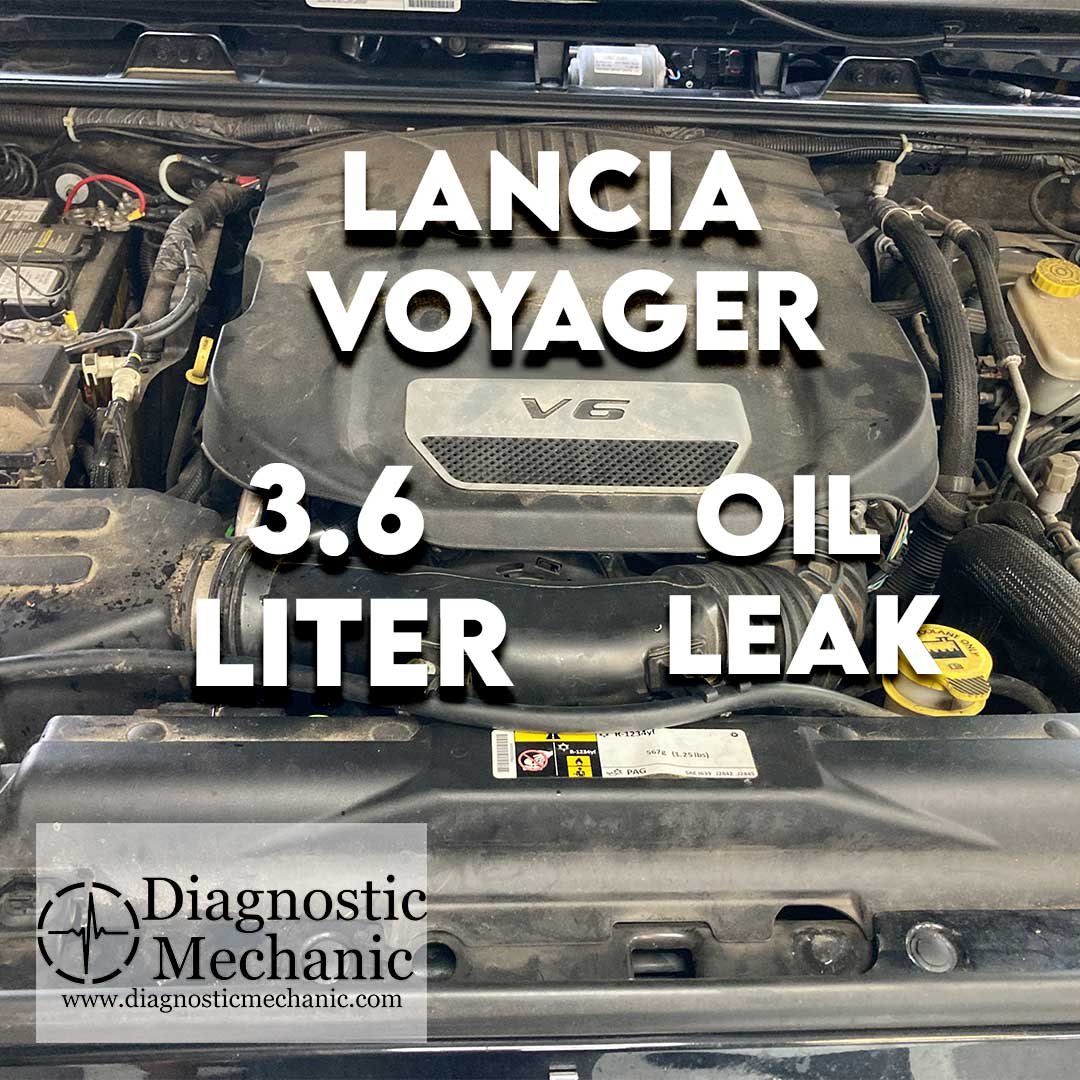 3.5 engine bay oil leak on a Lancia Voyager