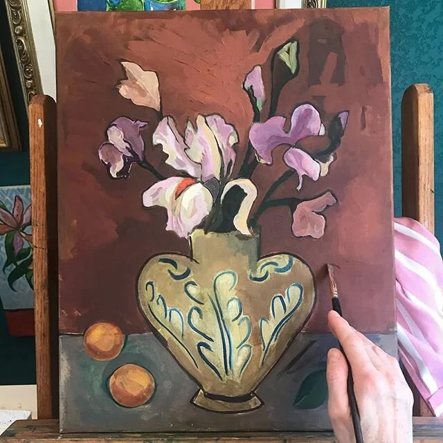I can&rsquo;t think of anything better to do with all this free time than to paint. It feels like my soul is floating a little bit when I do.