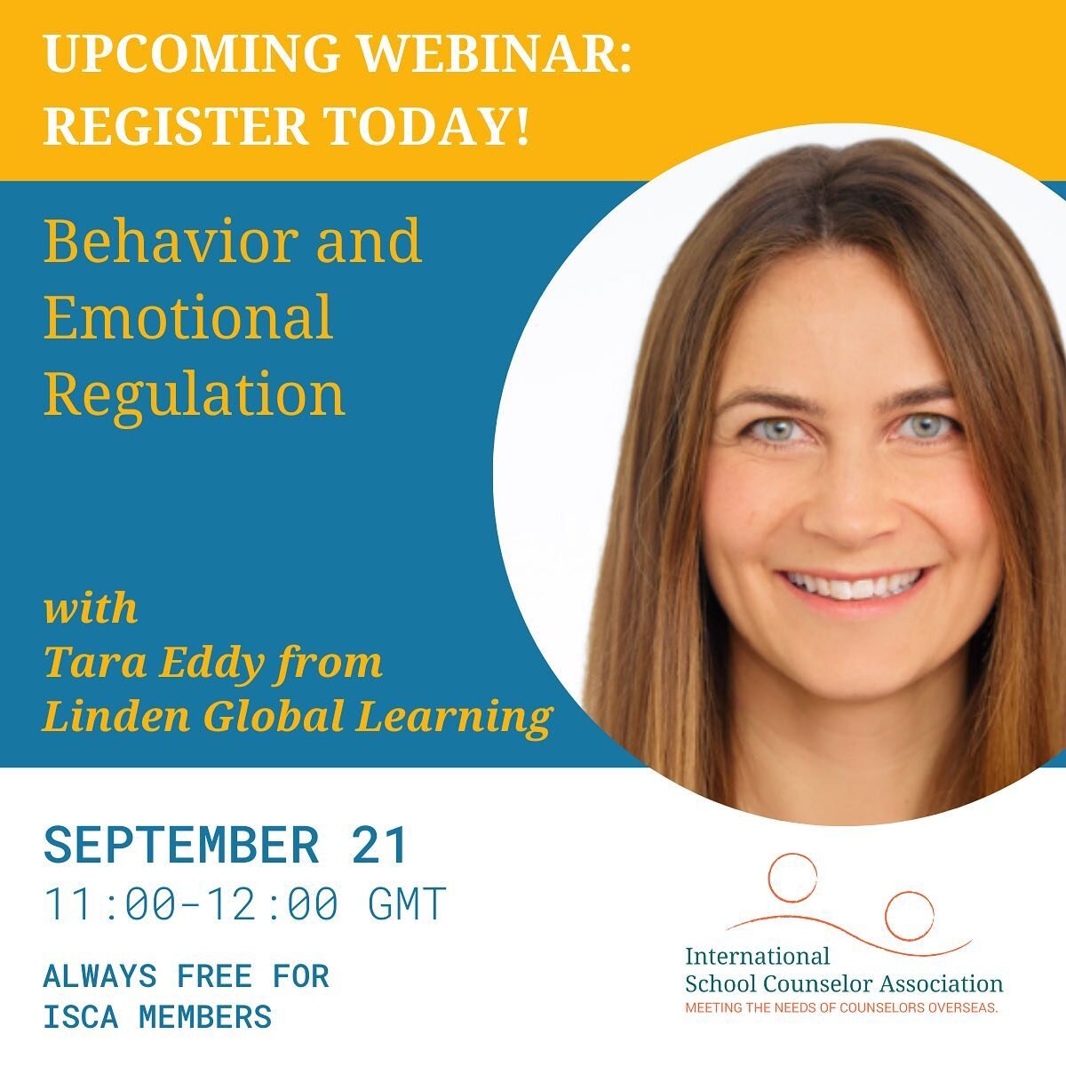 I&rsquo;m absolutely thrilled with the huge turn out for tomorrow&rsquo;s event! 120 of you have signed up to join us. 

I&rsquo;m looking forward to seeing my friends at @isca_counselor and all of you at 11:00 GMT. 

This session is all about emotio