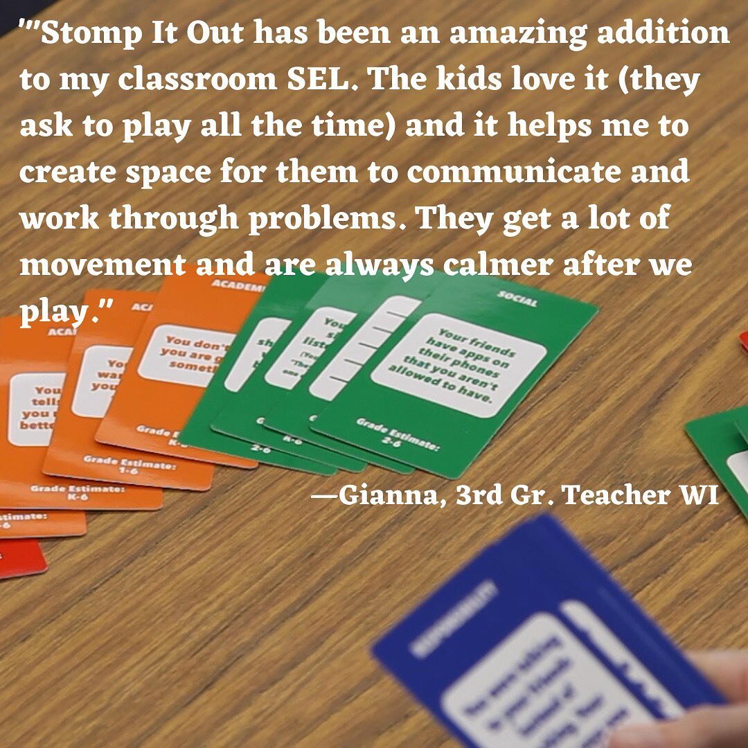 Thank you Gianna for sharing about using Stomp It Out in your classroom! 

It truly makes my day to hear back from teachers and parents! 

I am so happy to know that your kids are loving Stomp It Out and are building skills in your classroom at a tim