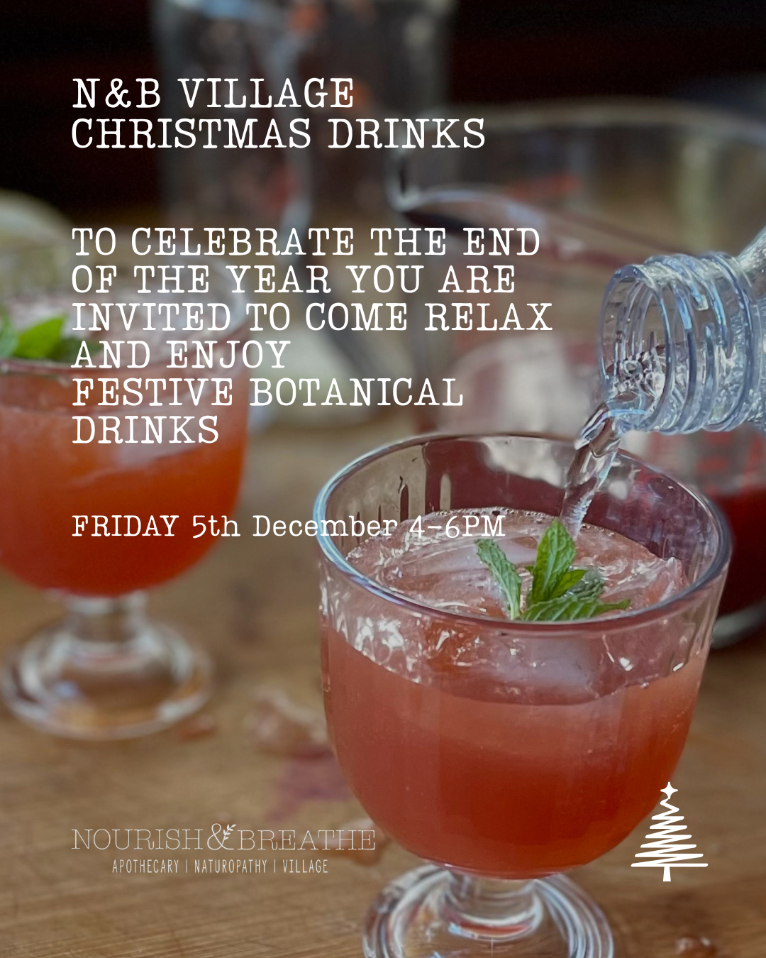 N&B VILLAGE CHRISTMAS DRINKS